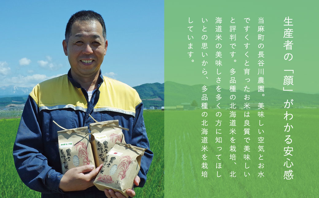 〈名入れ可〉一升米　選び取りカード・絵本付き　北海道米5品種食べ比べセット【U-018】