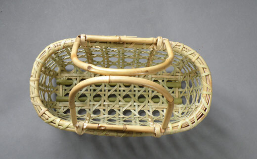 千島笹 八つ目編みバッグ【北の竹工房】日用品 雑貨 竹材 竹製品 加工品 竹細工 籠 かご カゴ 北海道 比布町 ぴっぷ 1003-010