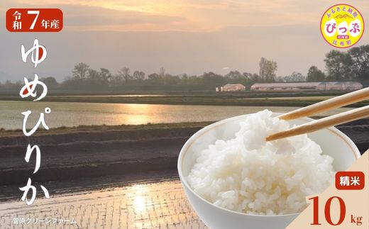 令和7年産 ゆめぴりか 精米 10kg【菅原クリーンファーム】 米 お米 北海道米 特Aランク 国産 コメ 北海道 比布町 1020-003