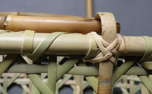 千島笹 八つ目編みバッグ【北の竹工房】日用品 雑貨 竹材 竹製品 加工品 竹細工 籠 かご カゴ 北海道 比布町 ぴっぷ 1003-010