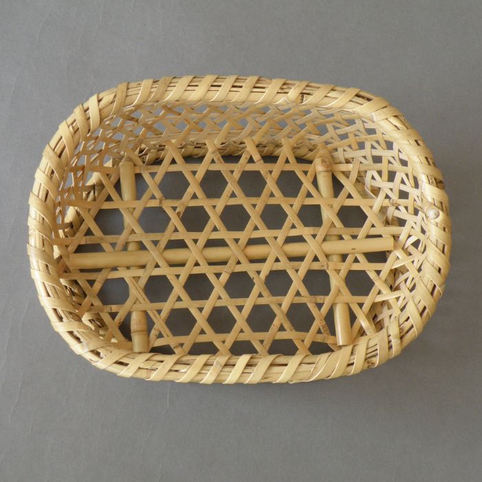 千島笹 椀籠（小）【北の竹工房】日用品 雑貨 竹材 竹製品 加工品 竹細工 籠 かご カゴ 北海道 比布町 ぴっぷ 1003-015