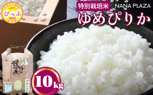 令和7年産 新米 特別栽培米 ゆめぴりか 10kg【ナナプラザ】米 お米 北海道産 北海道米 特Aランク 国産 白米 コメ 北海道 比布町 ぴっぷ 1021-002