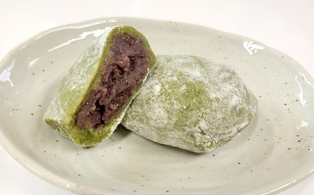 愛ふくふく 「あんもち（よもぎ）12個入りセット」 計900g よもぎ 蓬 ヨモギ 餅 もち モチ あんもち 餡もち 餡モチ あん餅 あん餅 あん餅 杵つき 餅米 もち米 モチ米 国産