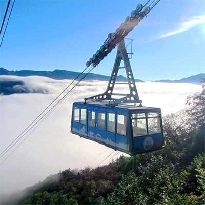 大雪山層雲峡・黒岳ロープウェイ　往復乗車引換券　小学生 1名様【302】【1086077】