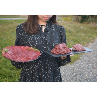 【4001】ハンターが営む鹿肉加工工場の「上川えぞ鹿肉 おうち焼肉セット」【配送不可地域：離島】【1563062】