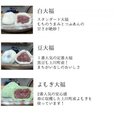 【北海道上川町】もちごやマム 手づくり大福ギフトボックス 6種類12個入り【配送不可地域：離島】【1611253】