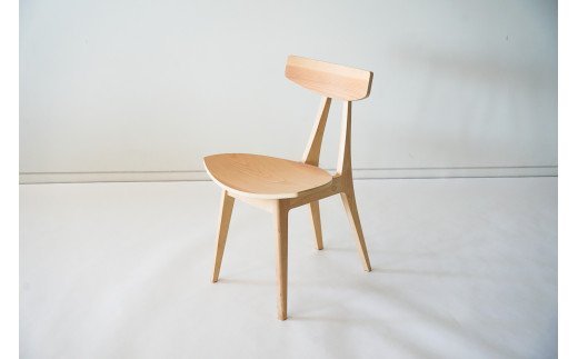 Dining chair〈Nordlys〉（カバ）板座【21016008】