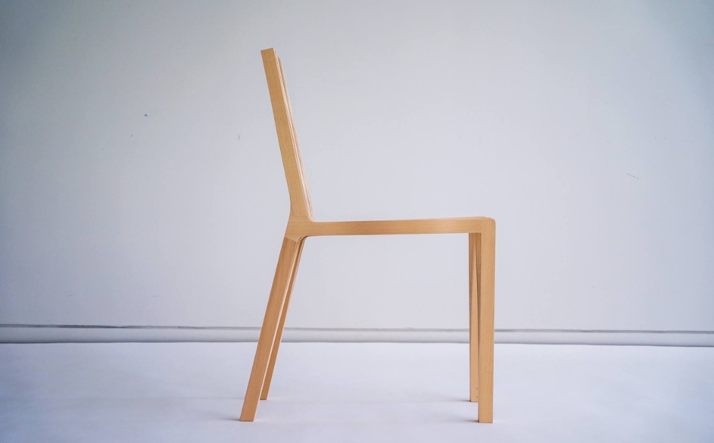 隈研吾氏デザインの椅子（オブジェ）「スケスケ」【22200001】