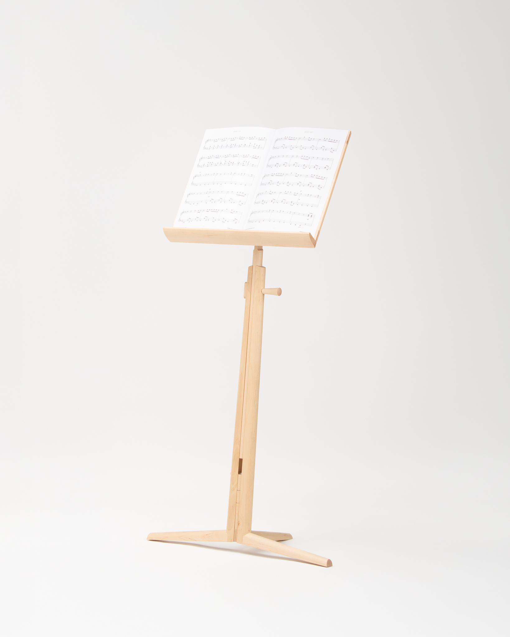 【木と暮らしの工房】シラカバ譜面台