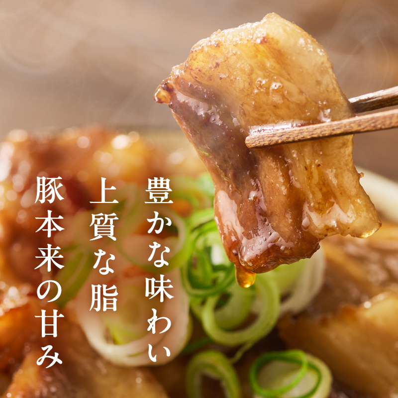 放牧豚”炭豚”の豚丼セット(150g×4)