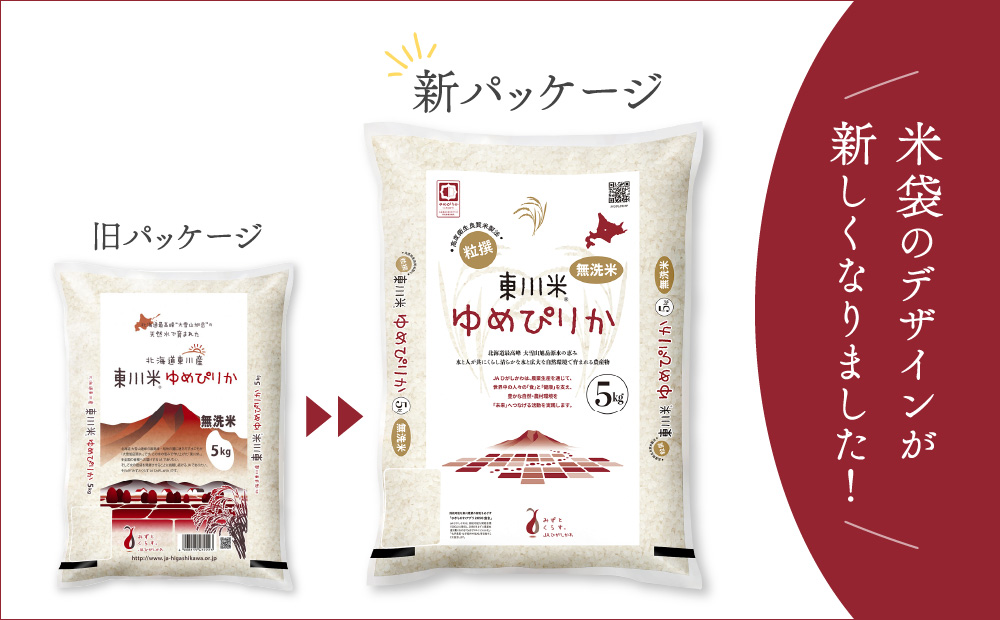 【6回定期便】東川米 「ゆめぴりか」無洗米 5kg（2025年2月下旬より発送予定）