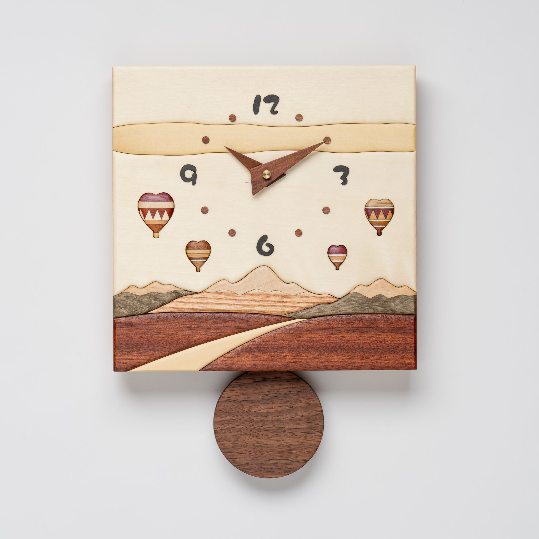 【工房ペッカー】J6 寄木振り子（気球）