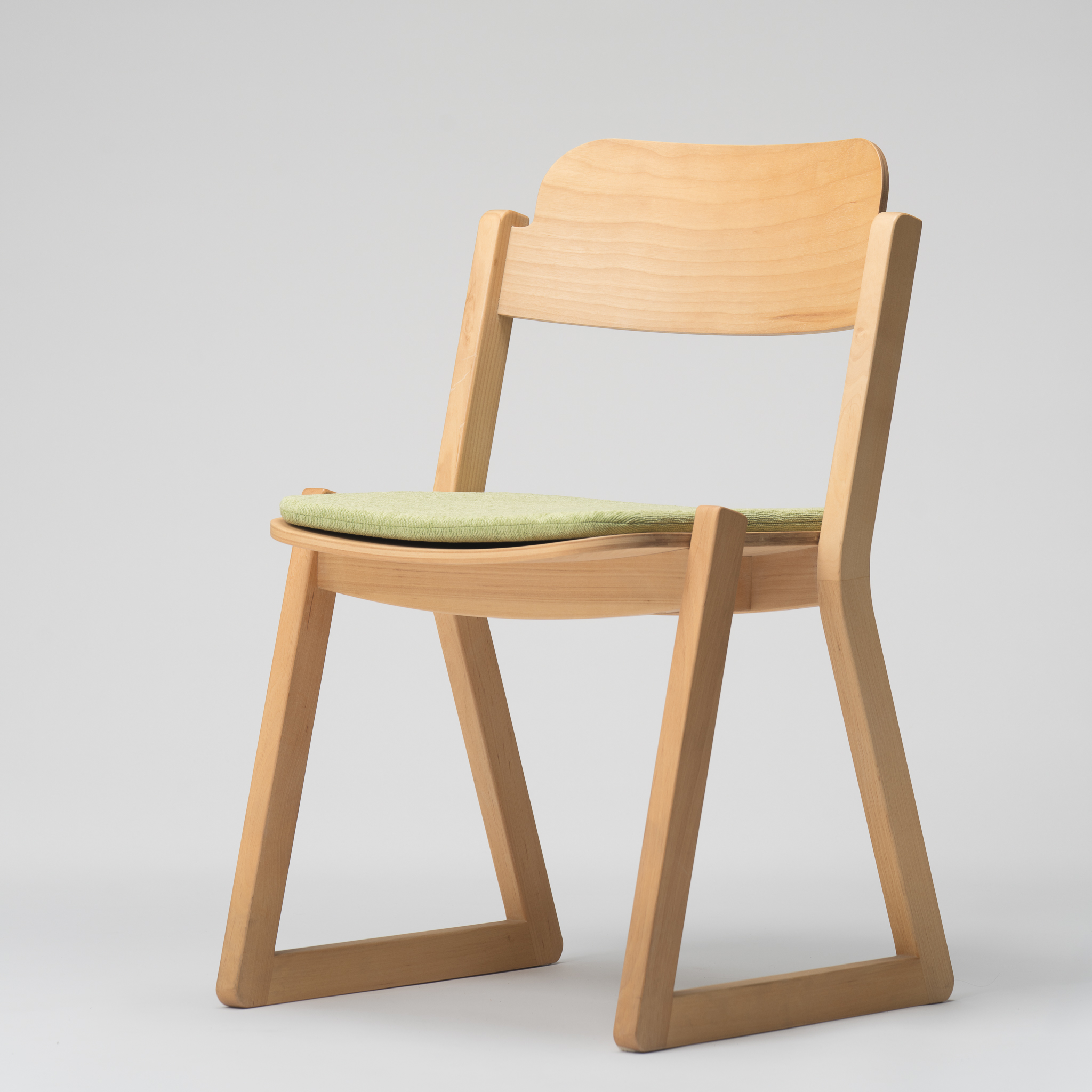 ハンの木の家具 チェアー02 専用クッションカラー：グリーン