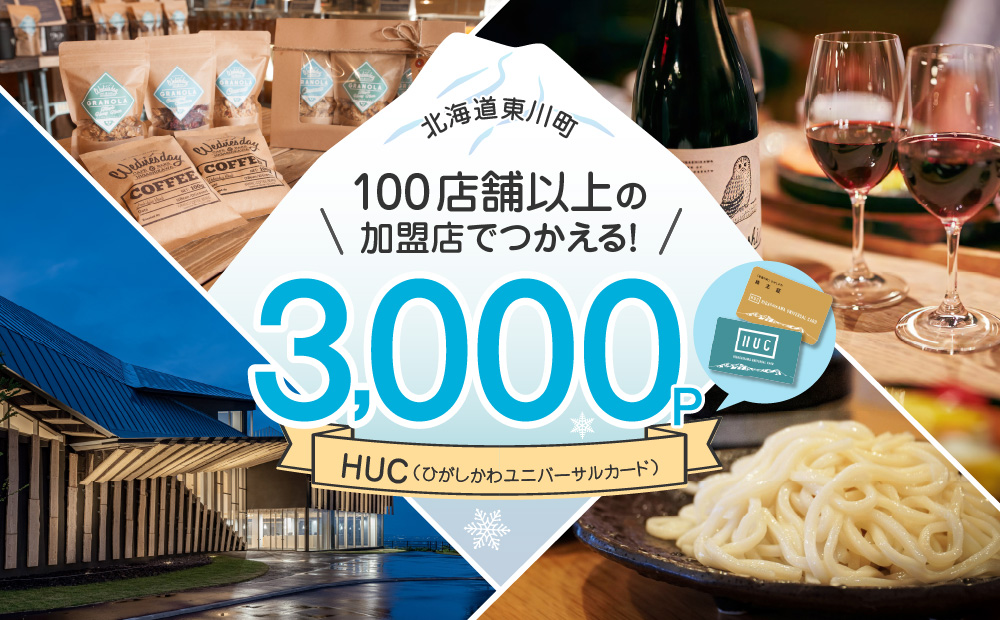 HUCポイント　￥3,000分