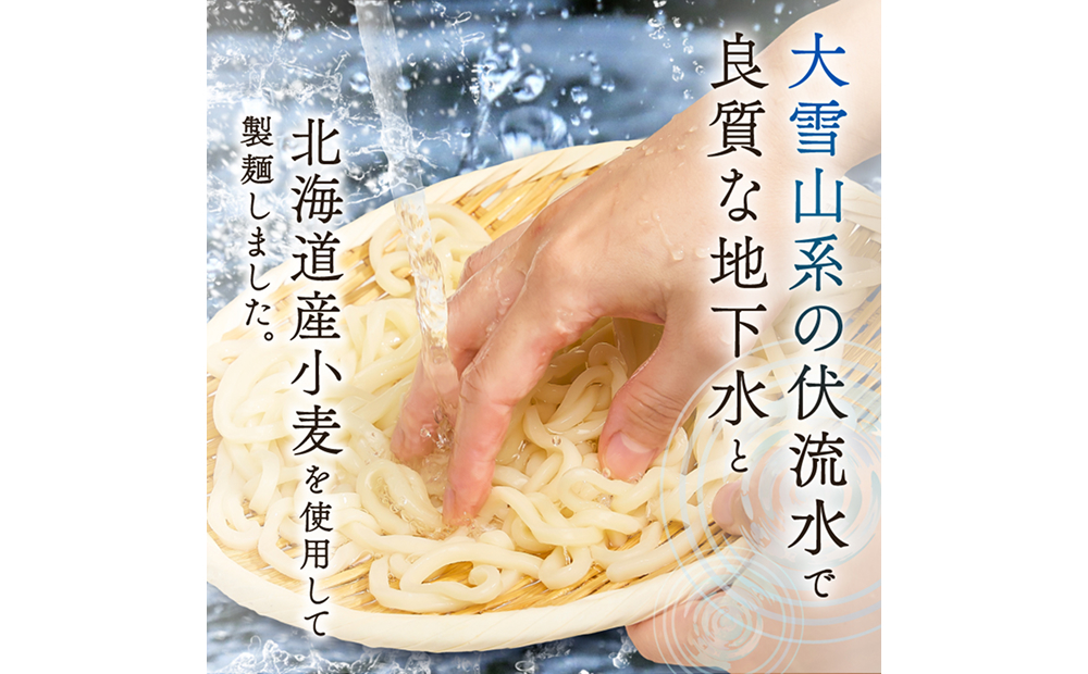 大雪生うどん・生そうめん８食セット（濃縮つゆ付）