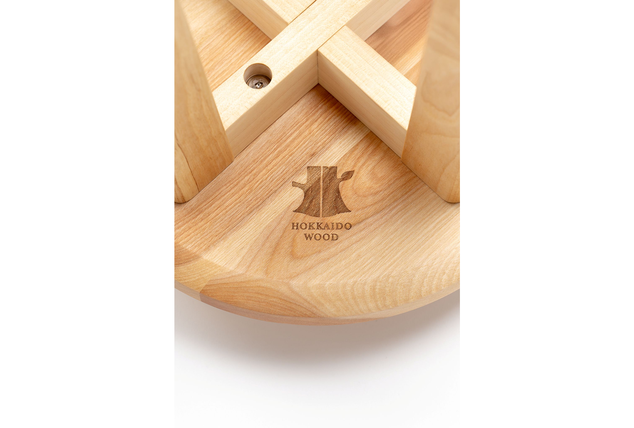 【大雪木工】北海道産カバ スツール