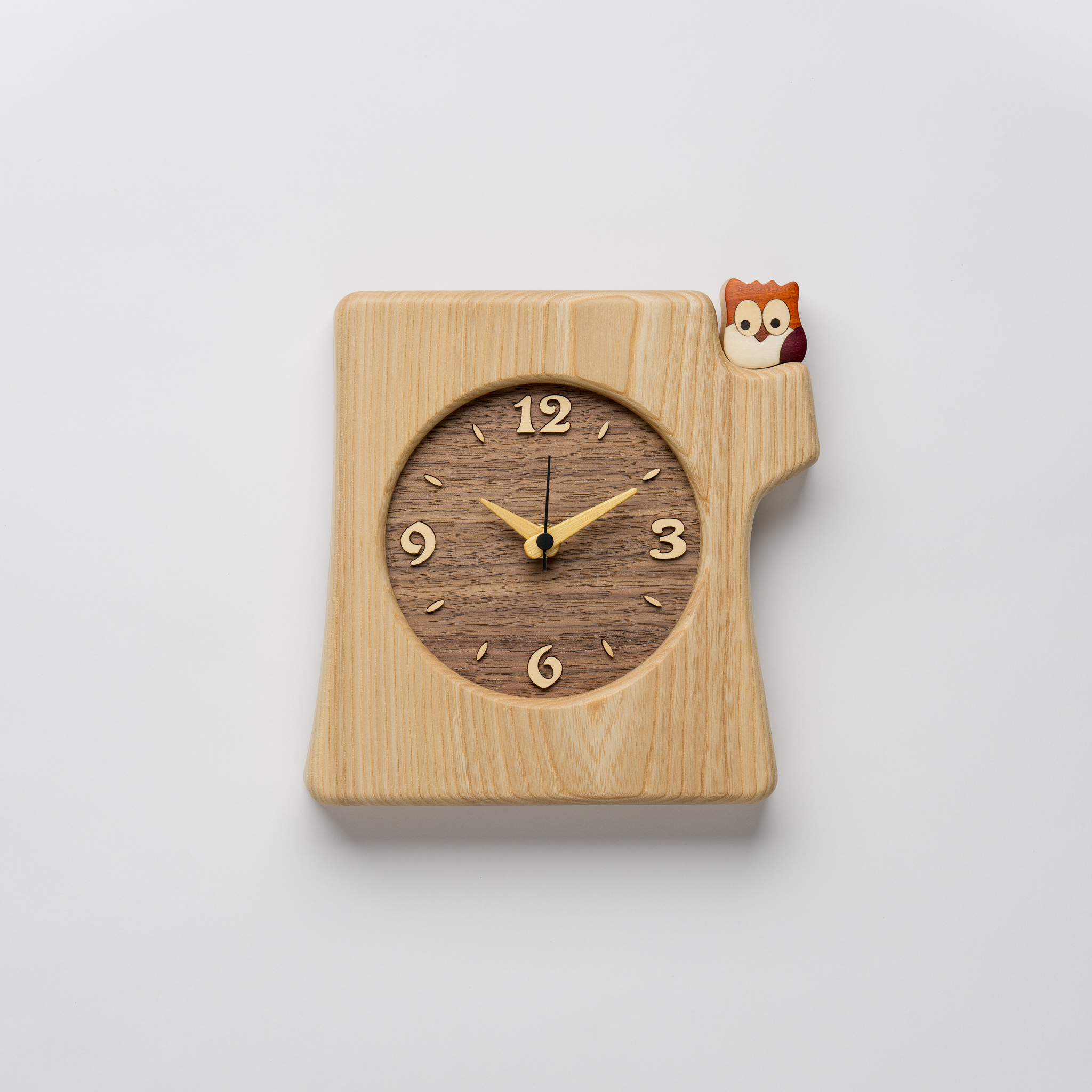 【工房ペッカー】KK-1 切株掛置時計