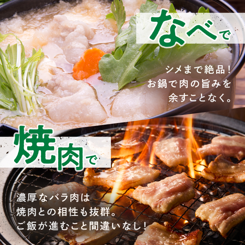 放牧豚”炭豚”の豚丼セット(150g×4)