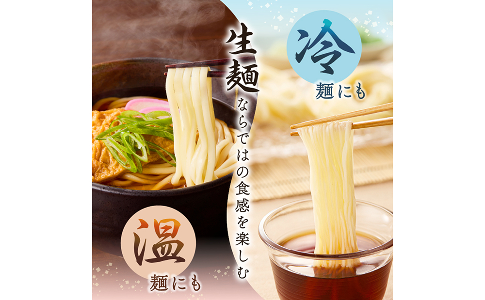 大雪生うどん・生そうめん８食セット（濃縮つゆ付）