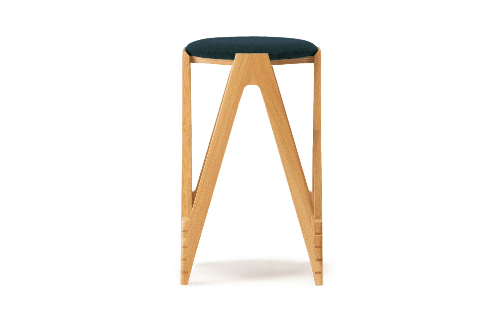 CO･DA･MA High Stool＜オーク＞（NC-044 グリーン）