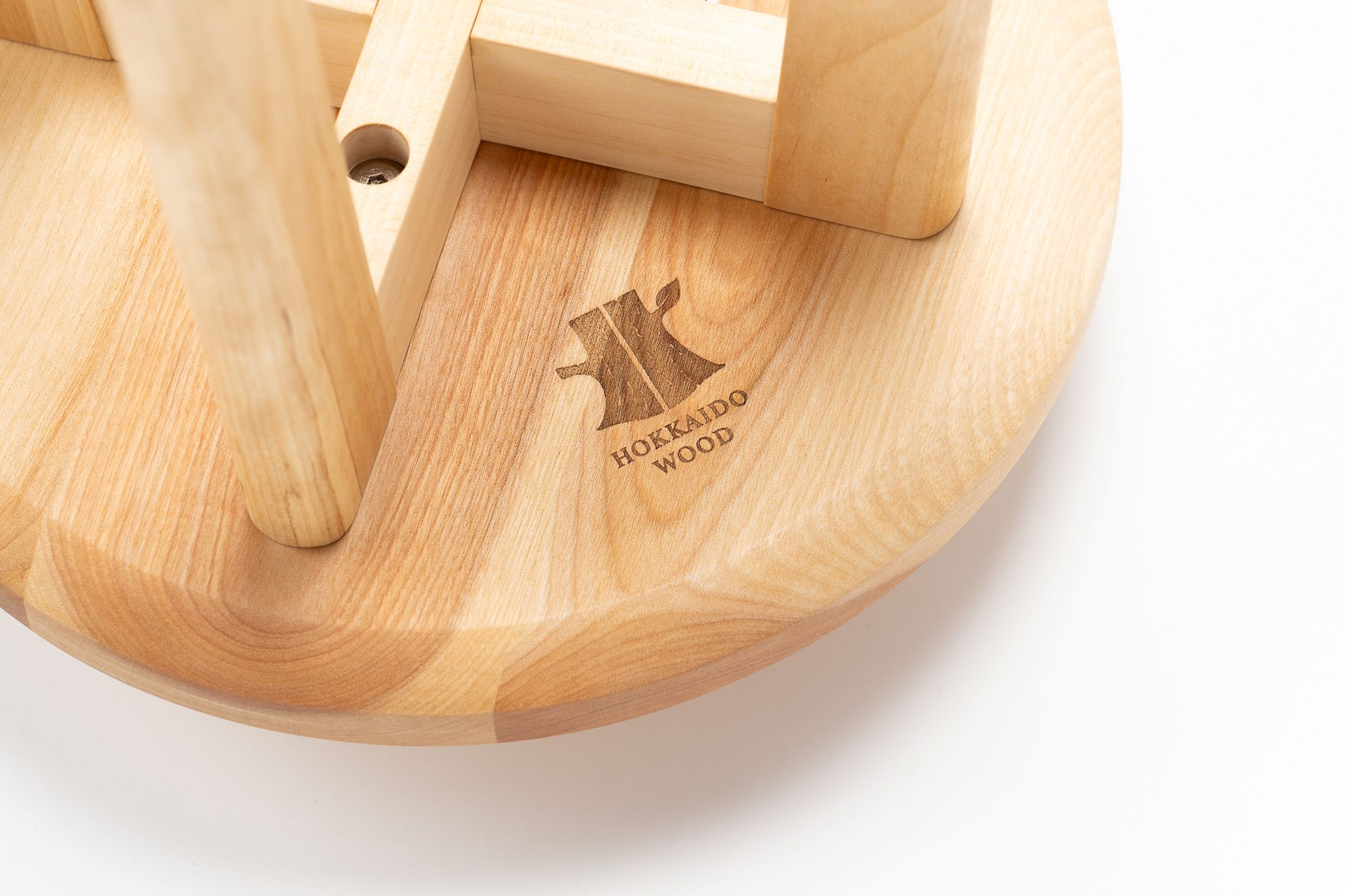 【大雪木工】北海道産カバ スツール