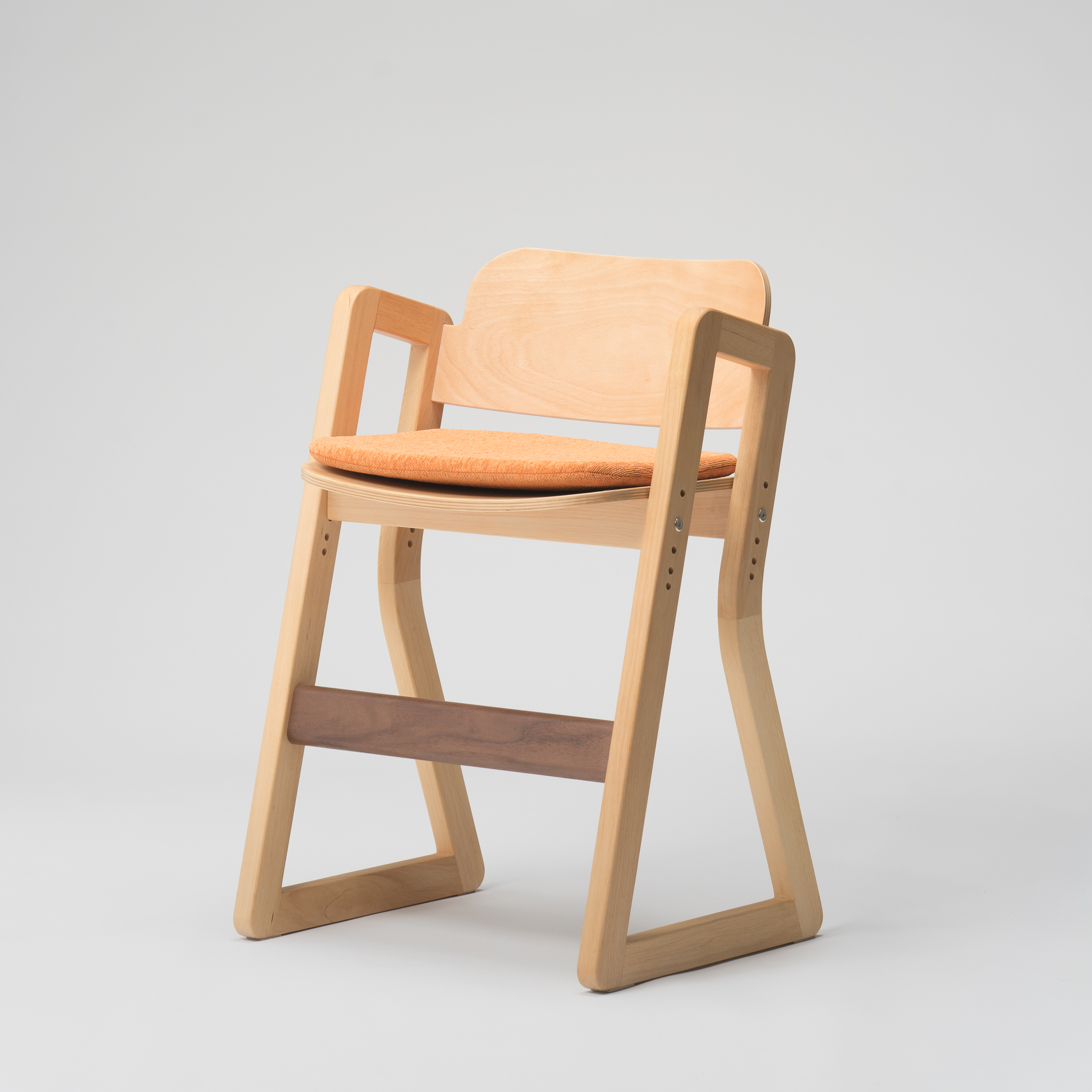 ハンの木の家具 チェアー01 専用クッションカラー：オレンジ