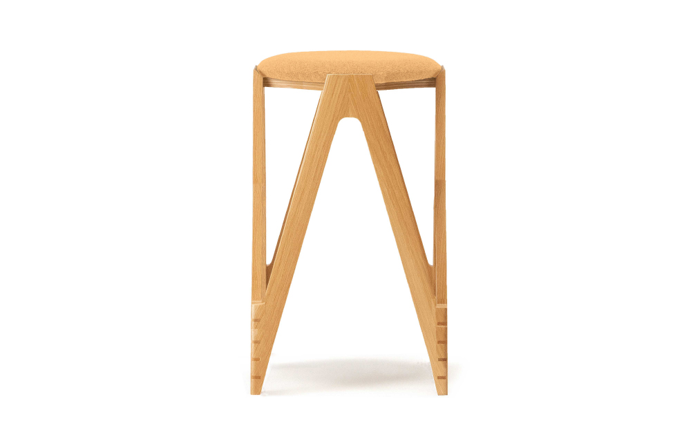 CO･DA･MA High Stool＜オーク＞（NC-109 イエロー）