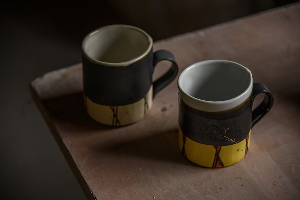 [026-15]皆空窯　マグカップB14DM