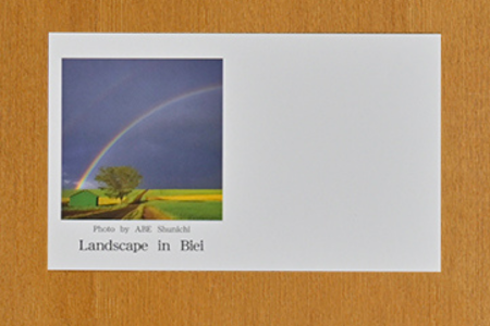 [005-06]写真家　阿部俊一　名刺台紙・メッセージカード100枚(B)