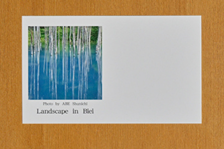 [005-06]写真家　阿部俊一　名刺台紙・メッセージカード100枚(B)