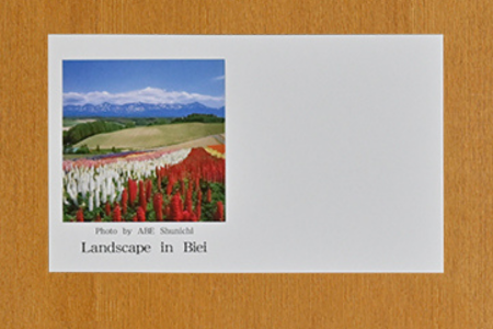 [005-07]写真家　阿部俊一　名刺台紙・メッセージカード100枚(C)