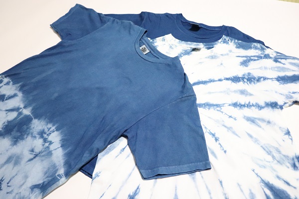 [032-08]藍染結の杜　シャツ藍染体験＆藍茶セット
