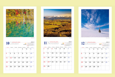 [009-35]　写真家　阿部俊一　2026年壁掛けカレンダー