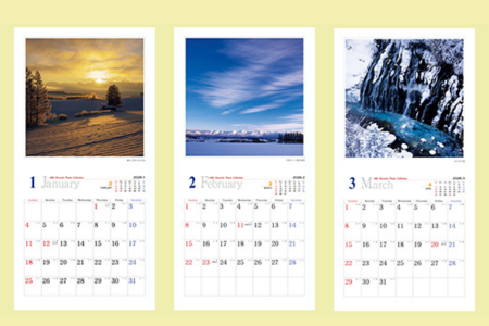 [009-35]　写真家　阿部俊一　2026年壁掛けカレンダー