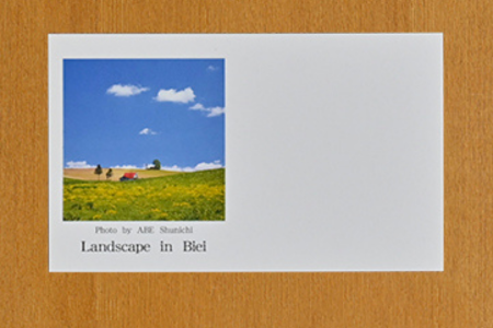 [005-05]写真家　阿部俊一　名刺台紙・メッセージカード100枚(A)