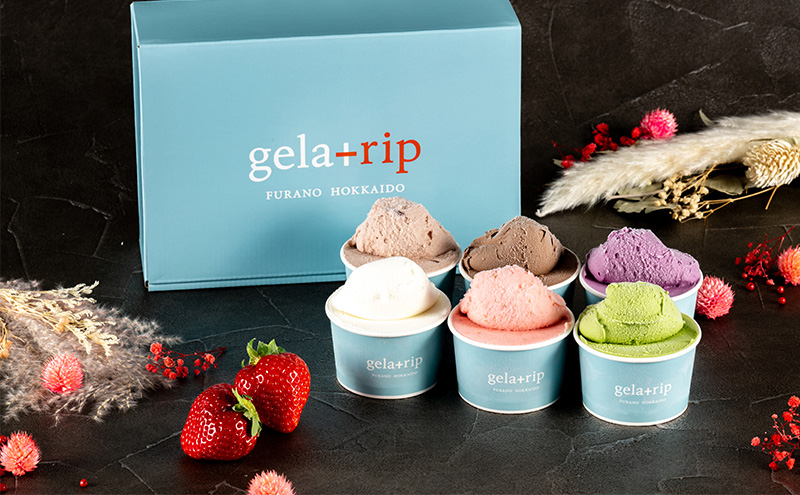 ≪3ヶ月定期便≫gelatrip's selection ジェラート6個BOX