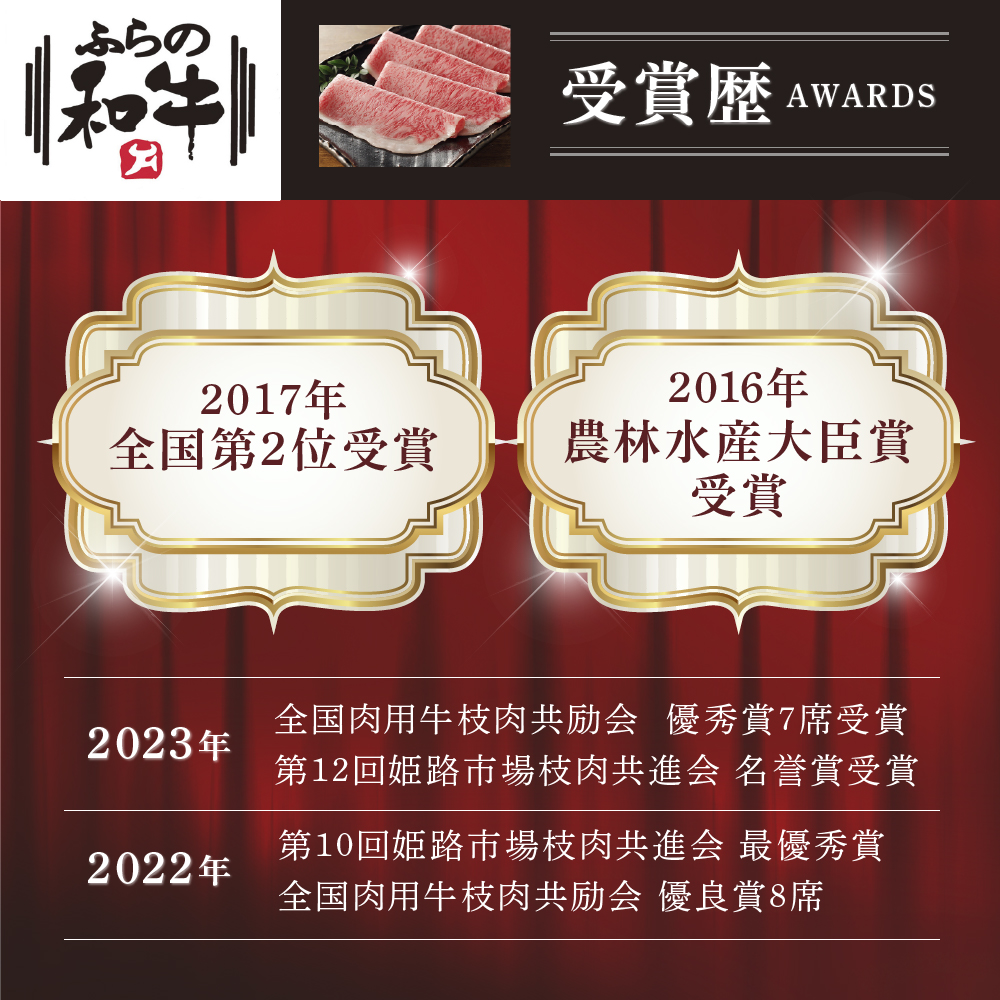 【農林水産大臣賞受賞】 ふらの和牛すき焼き＆焼肉セット計700g≪竹≫