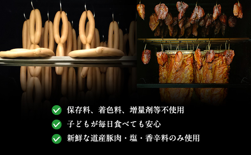 【令和8年2月から順次出荷】 無添加 ソーセージ ベーコン セット けむり屋 詰め合わせ ポークソーセージ ポーク フランクフルト ペッパーウインナー ペッパー バラベーコン ウインナー ウィンナー