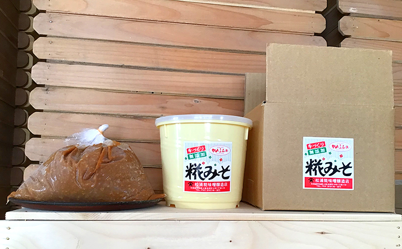 【樽入り】北海道産大豆・米を使った手作り米こうじみそ (1.8kg) 