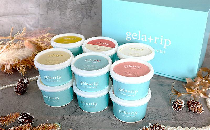 【 冬季 限定 】gelatrip’s winter selection ジェラート 12個 BOX 6種 各2個ずつ 北海道 上富良野町 アイス アイスクリーム デザート ギフト 贈呈 贈り物