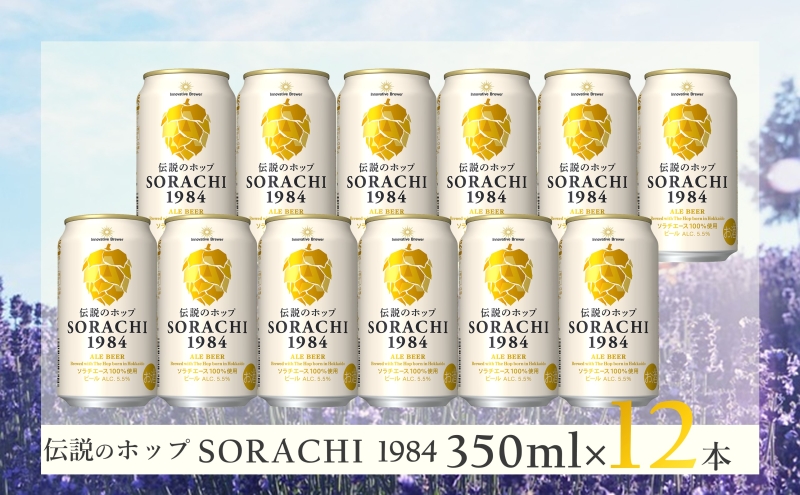 【2ヵ月連続定期便】北海道 上富良野町発祥 伝説のホップ SORACHI 1984 350ml×12缶 ソラチエース使用 サッポロ ビール クラフトビール 酒 アルコール 日用品 お酒