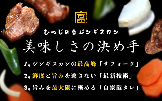 【2026年5月中旬発送】サフォーク　ジンギスカン300g×2