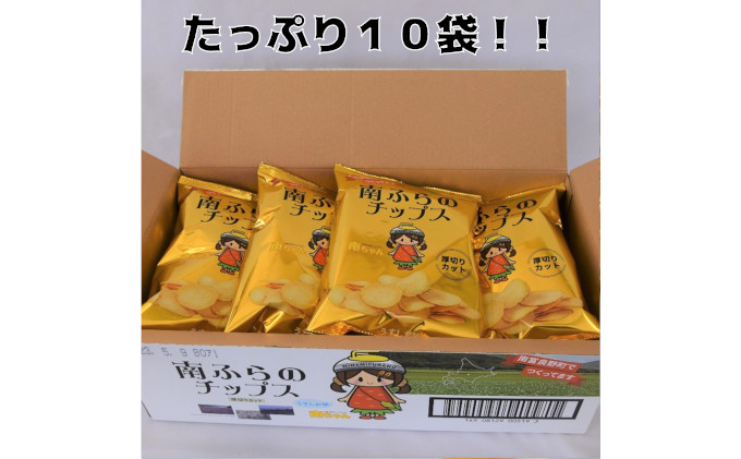 南ふらのチップス（うすしお味）100g×10袋 北海道 南富良野町 ポテトチップス ポテチ お菓子 菓子 うすしお じゃがいも ジャガイモ 大容量