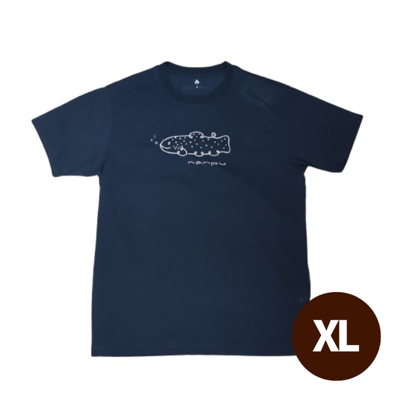 nanpu Tシャツ XL サイズ  ダークネイビー 北海道 南富良野町 限定デザイン オリジナル