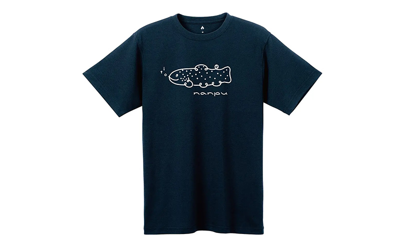 nanpu イトウ Tシャツ M サイズ  ダークネイビー 北海道 南富良野町 限定デザイン オリジナル
