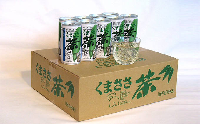 くまささ茶【スチール缶】190g×30本 北海道 南富良野町 お茶 茶 くまささ茶 缶 飲料 飲み物 大容量