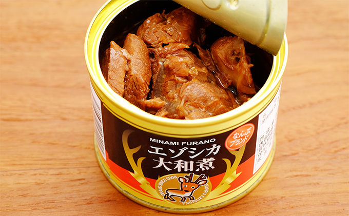 エゾシカ肉の缶詰3種セット(各2缶) 南富フーズ株式会社 鹿肉 ジビエ 鹿 詰め合わせ 肉 北海道 南富良野町 エゾシカ 缶詰 セット 詰合せ