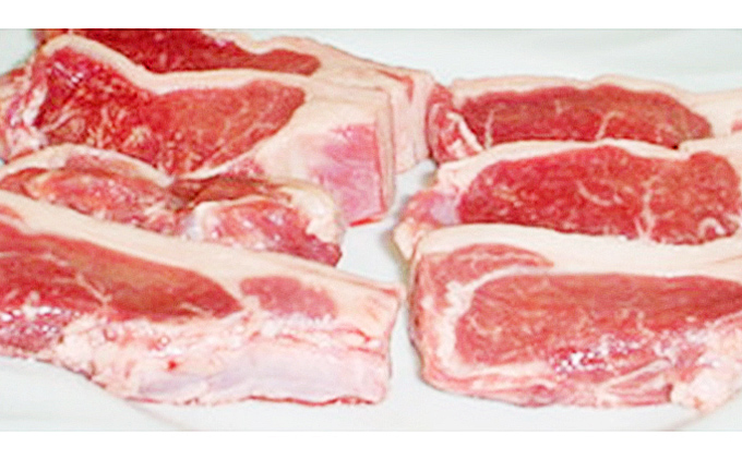 松山農場の羊のホゲット肉ステーキ用700g【北海道美深町】