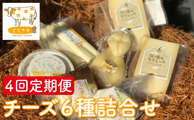 北海道美深町 チーズ6種詰め合わせ 4回定期便 【北ぎゅう舎】