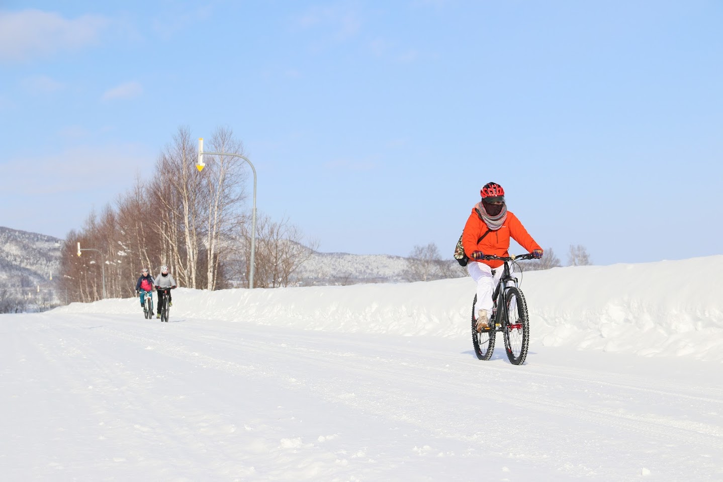[B1803] サイクリングガイドチケット　雪上サイクリング編（12月〜3月）